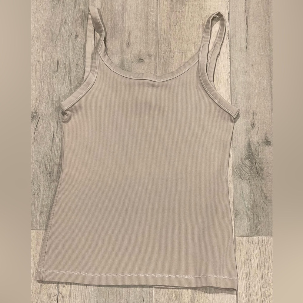 H&M Basics Taupe Tank Top Size M
